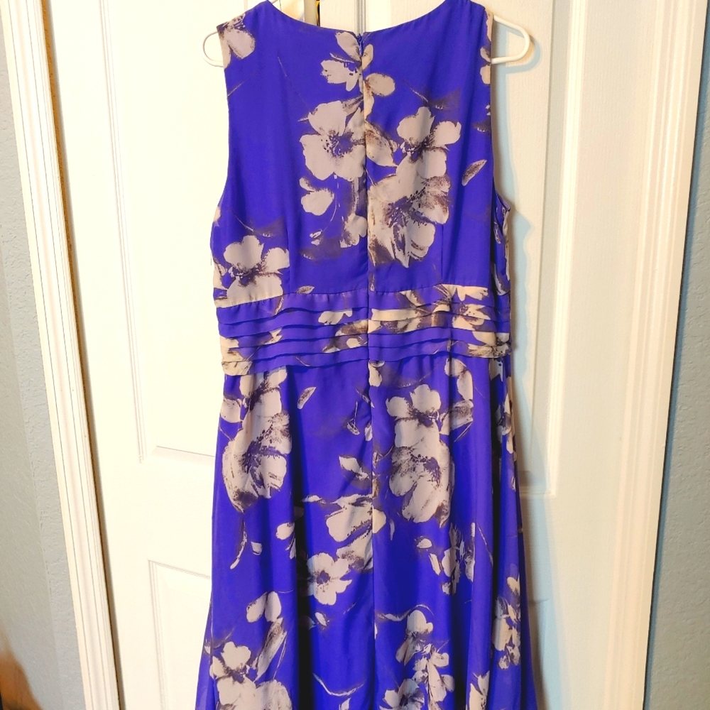 Purple Floral Dress